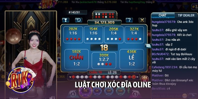 Luật chơi xóc đĩa online