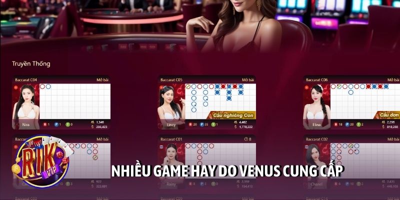 Nhiều game hay do Venus cung cấp