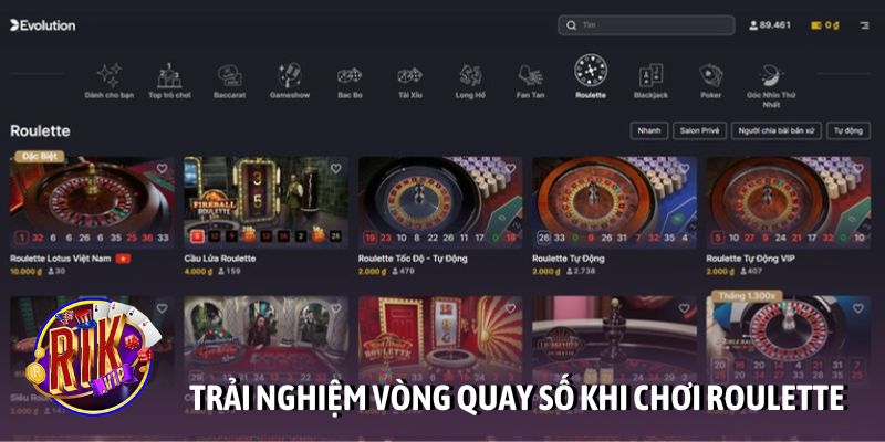 Trải nghiệm vòng quay số châu Âu khi chơi roulette